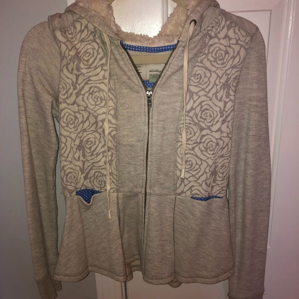 ANTHROPOLOGIE PEPLUM LIGHT JACKET